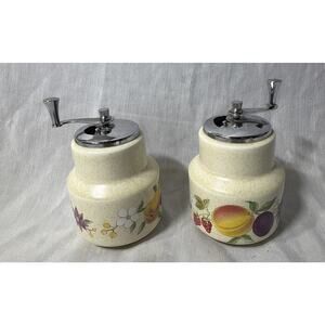 Lenox Temper Ware Summer Harvest Spice Salt and Pepper Shaker Grinder